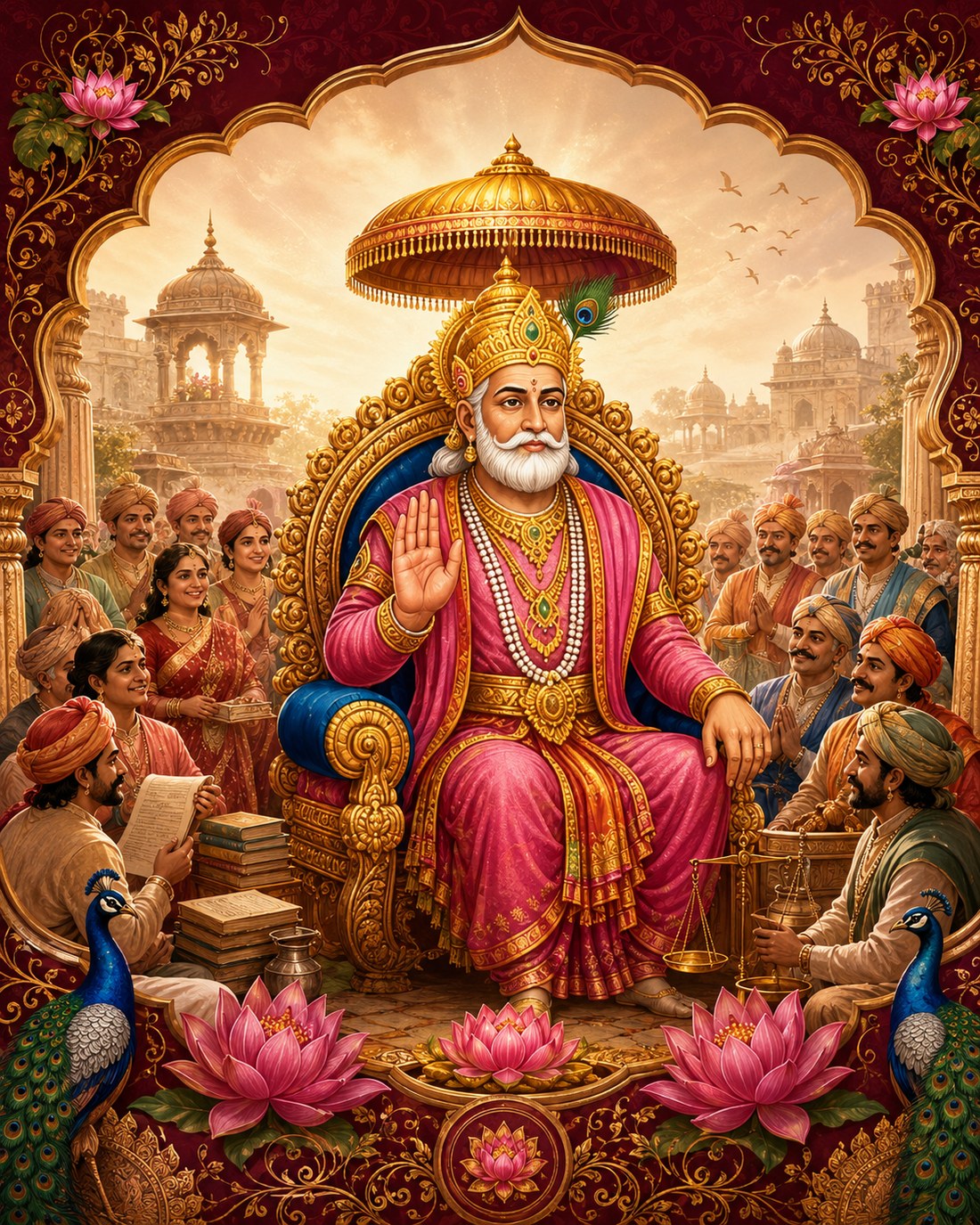 Maharaja Agrasen heritage artwork